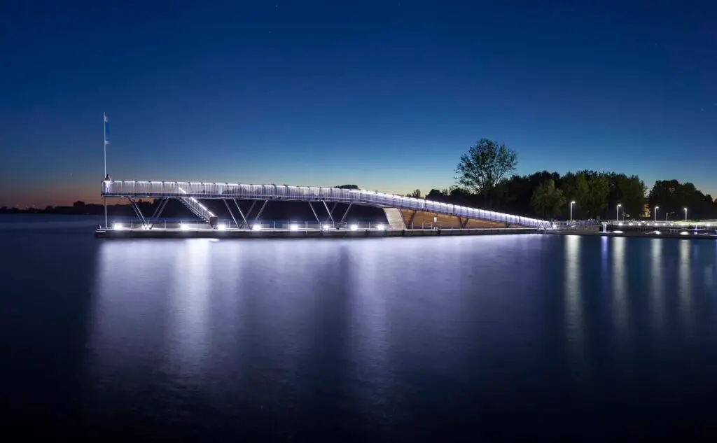 Deutschland Senftenberg night